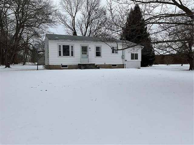 view of front of home