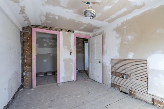 interior space with lofted ceiling