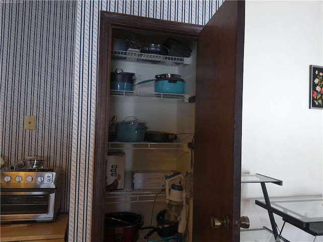 view of pantry