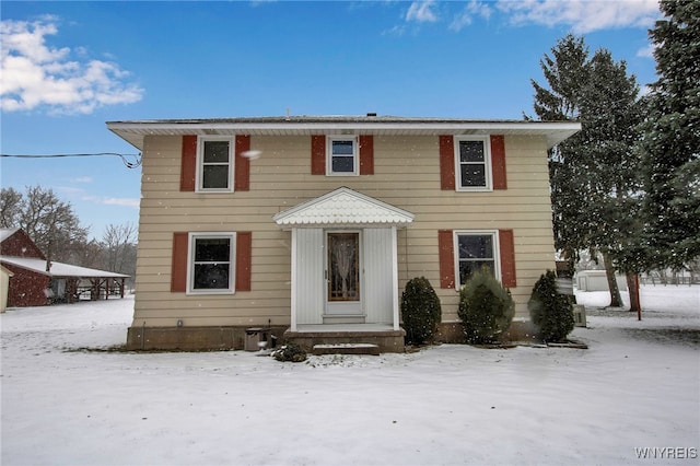 view of front of property