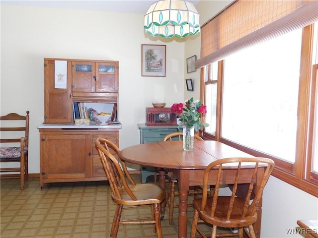 view of dining room