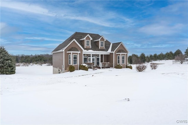 view of front of property