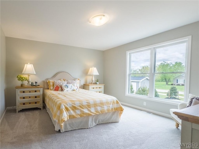 bedroom featuring carpet floors