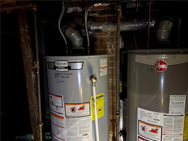 utilities with water heater