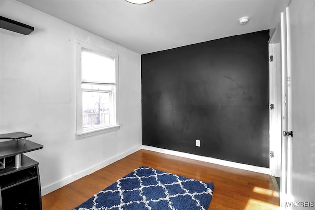 interior space featuring wood-type flooring