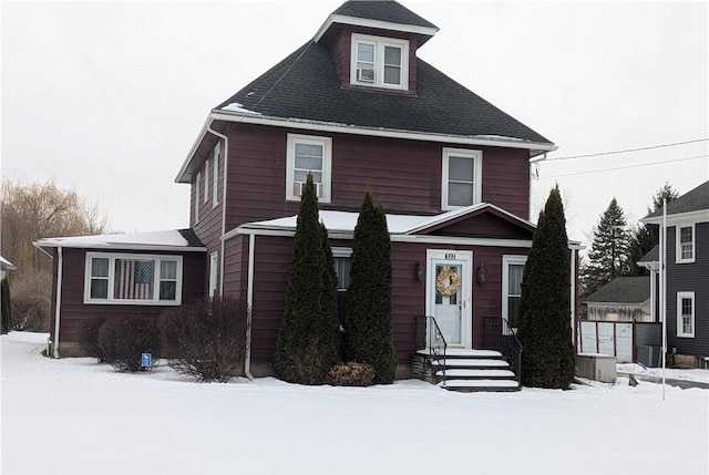 view of front of property