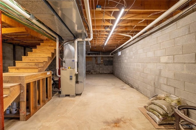 view of basement