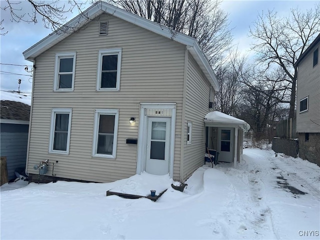 view of front of house