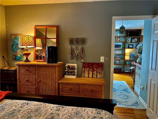 interior space featuring hardwood / wood-style flooring