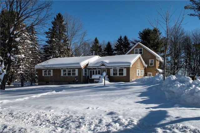 view of front of home