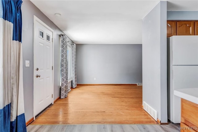 entryway featuring light hardwood / wood-style flooring