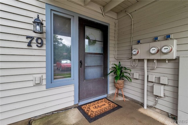 view of property entrance