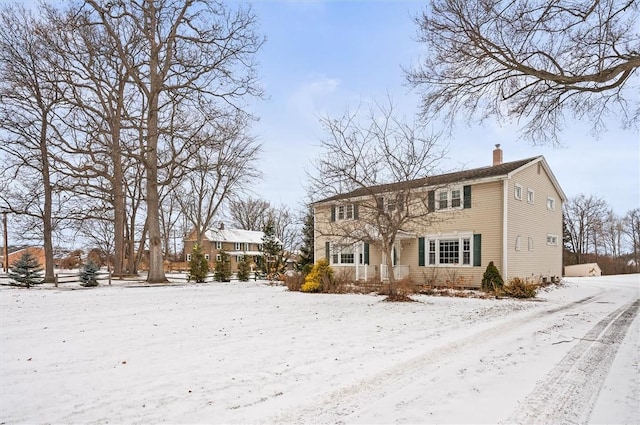 view of front of property