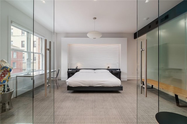 bedroom featuring carpet floors