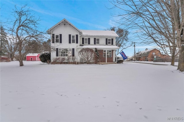 view of front of home