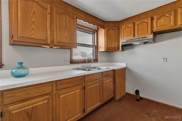 kitchen featuring sink