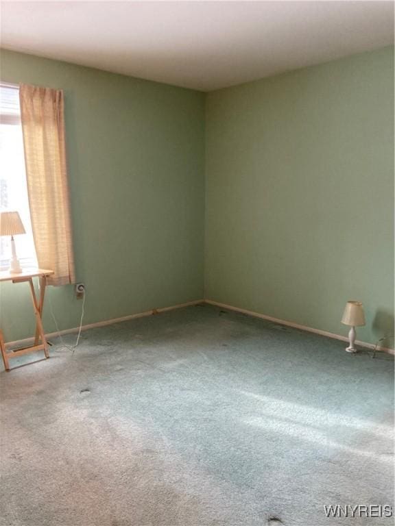 empty room featuring carpet floors