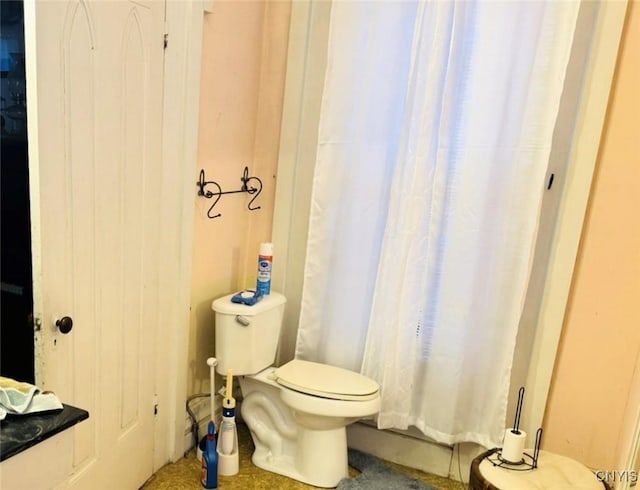 bathroom with toilet