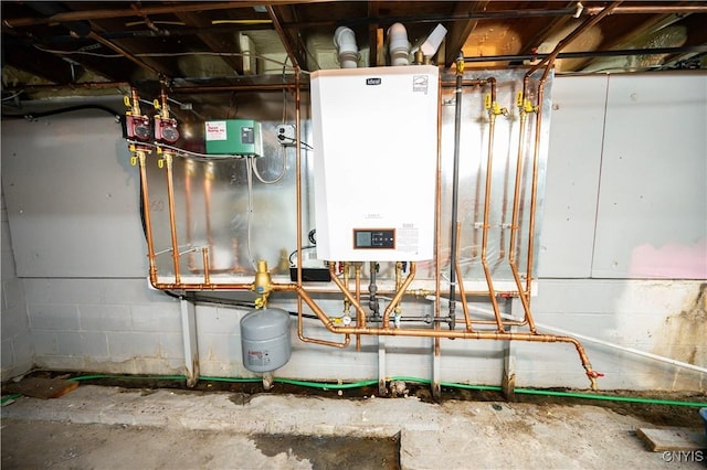 utilities with tankless water heater