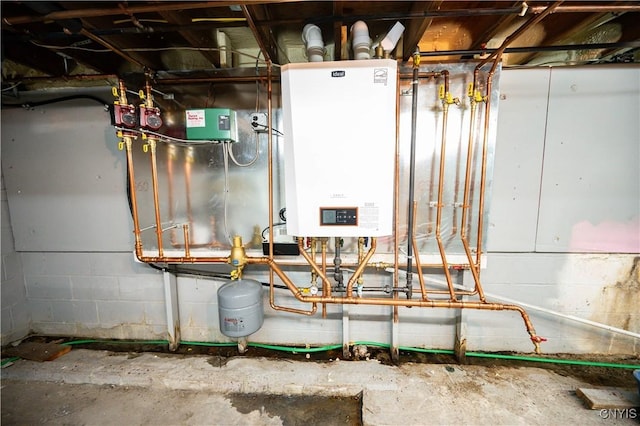 utilities featuring water heater