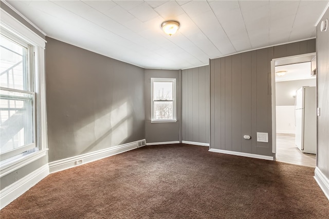 spare room featuring carpet floors