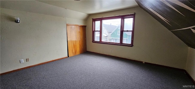 147 Montana Ave, Buffalo, NY 14211 - bonus room with lofted ceiling, carpet floors, and baseboards