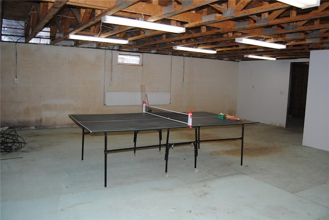 516 N Tionesta Ave, Kane Boro, PA 16735 - recreation room with concrete flooring