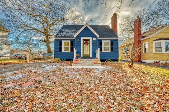 view of bungalow