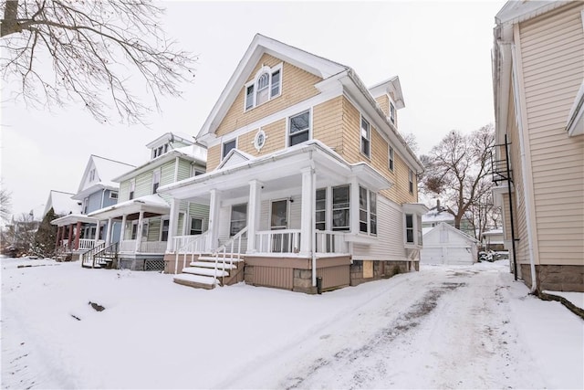 view of front of house featuring a porch