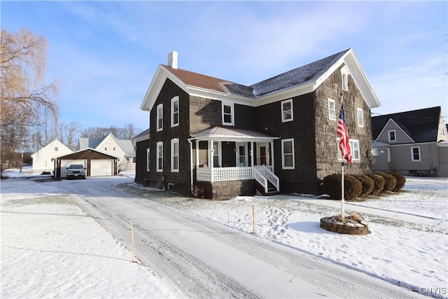 view of front of house featuring a porch