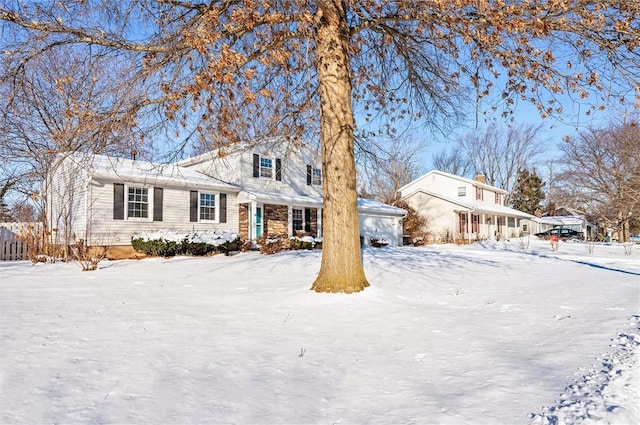 view of front of property