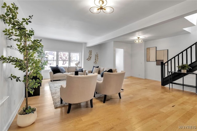 dining area with light wood-type flooring