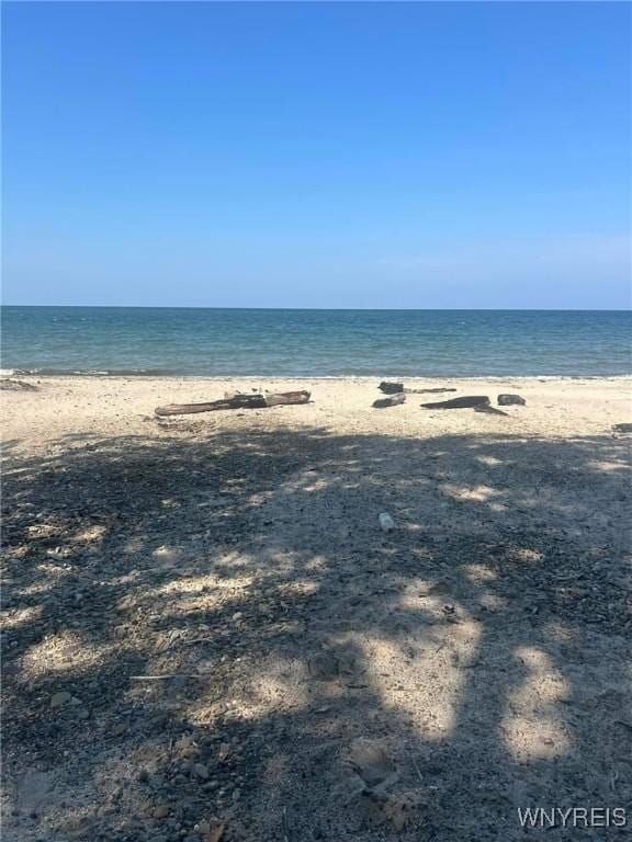 property view of water with a view of the beach