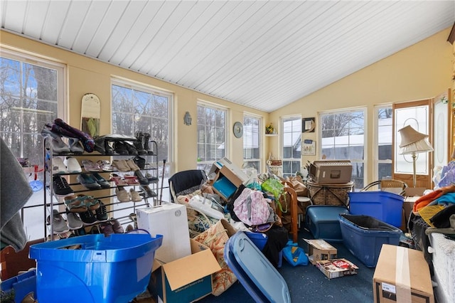 view of storage room