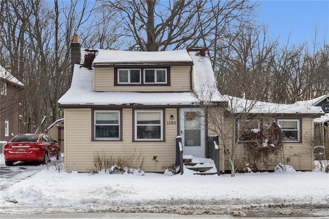 view of bungalow-style home