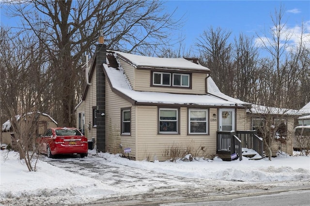 view of bungalow-style home