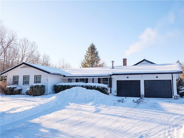 ranch-style house with a garage