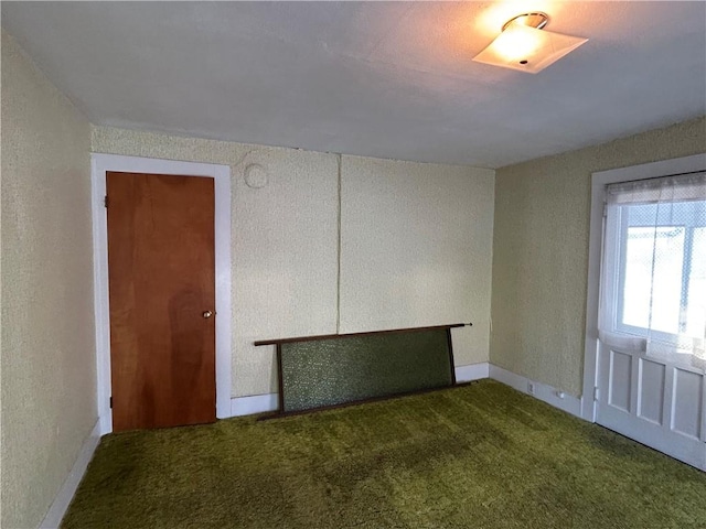 unfurnished room with carpet