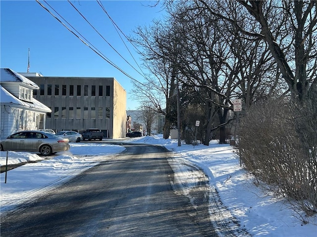 view of road