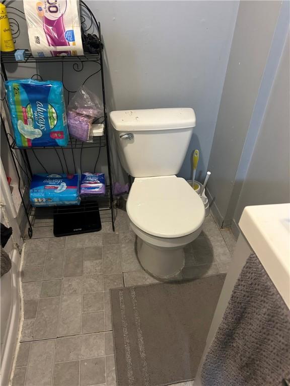 bathroom with toilet