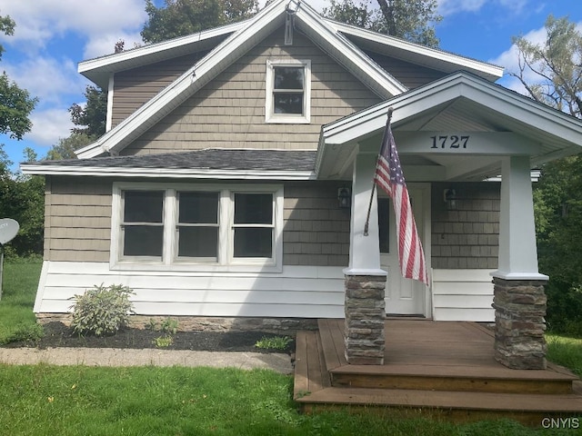 bungalow with a porch