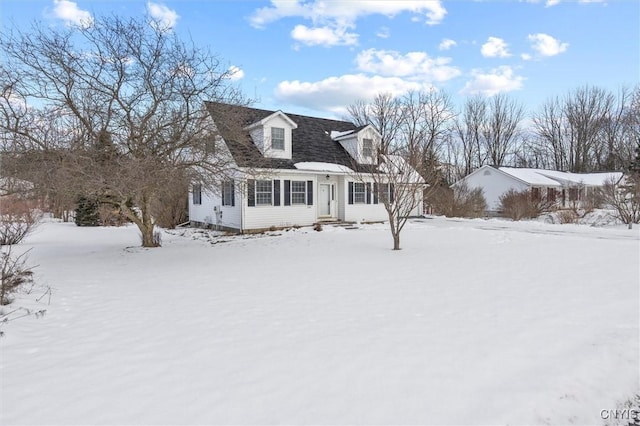 view of cape cod-style house