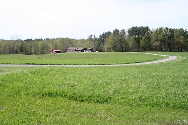 view of community featuring a lawn