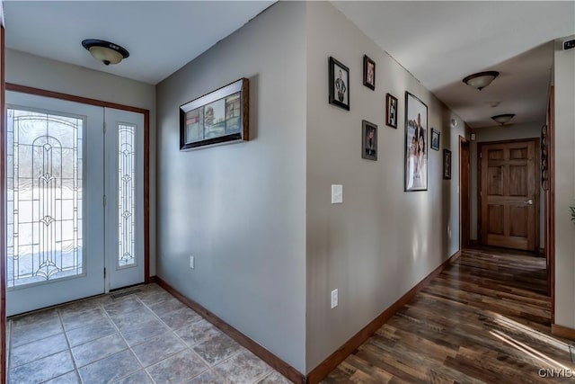 view of entrance foyer