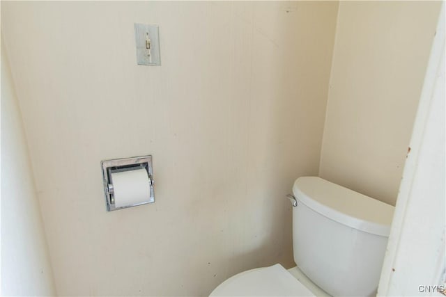 bathroom featuring toilet