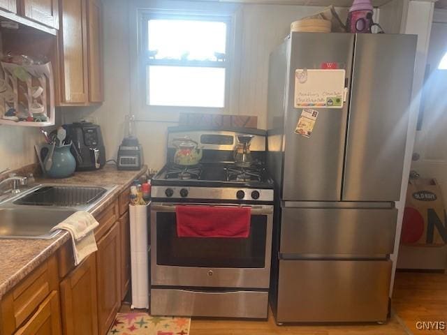 kitchen featuring sink and stainless steel appliances