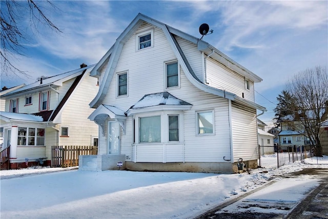 view of front of home