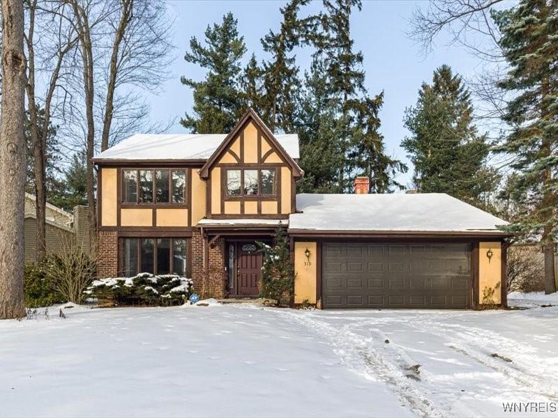 view of tudor home