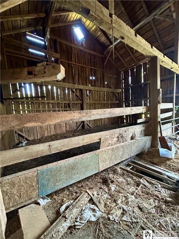 view of horse barn