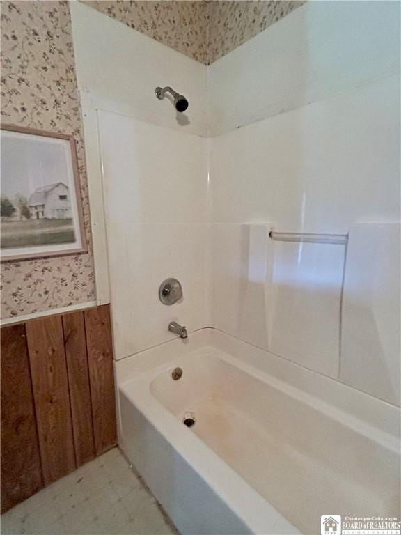 bathroom featuring tub / shower combination